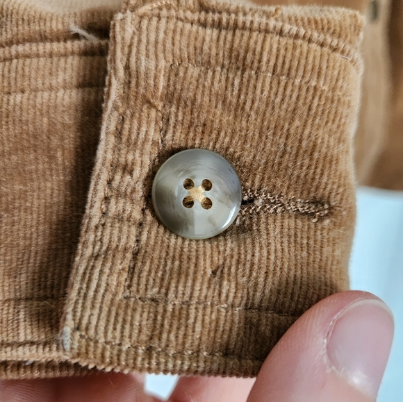 Stretch corduroy button up jacket - Picture 7 of 8